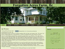 Tablet Screenshot of forgottenacresfarm.com